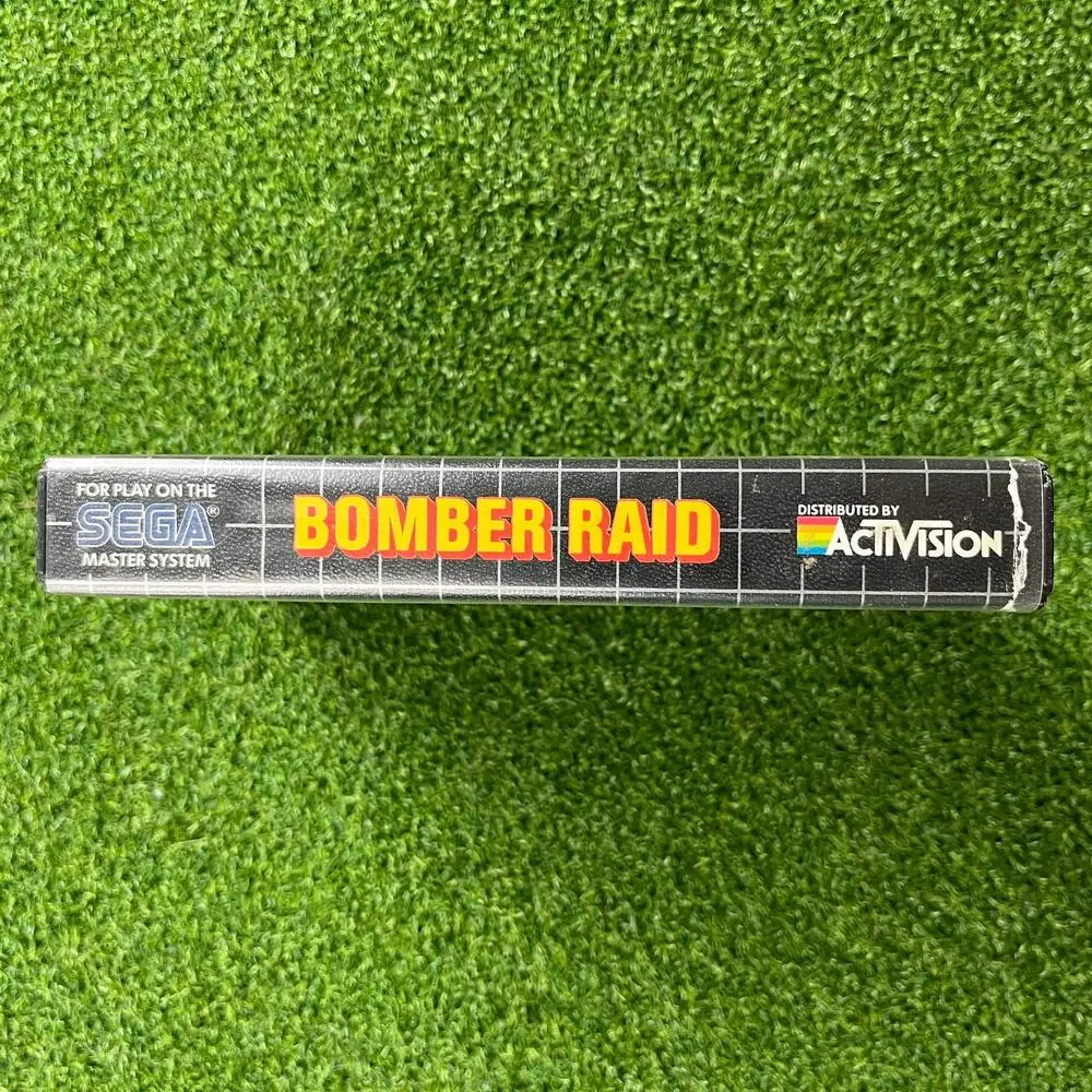 Bomber Raid Sega Master System Game 1988 w/ Manual Tested